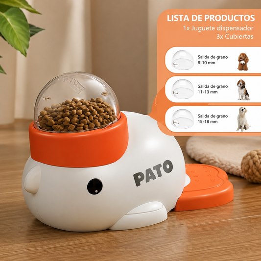 Dispensador automático de comida para perros y gatos