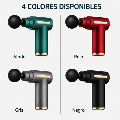 Pistola de masajes portátil