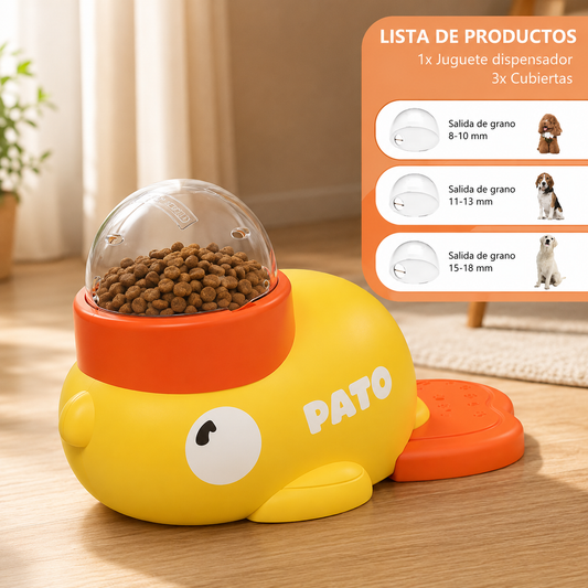 Dispensador automático de comida para perros y gatos